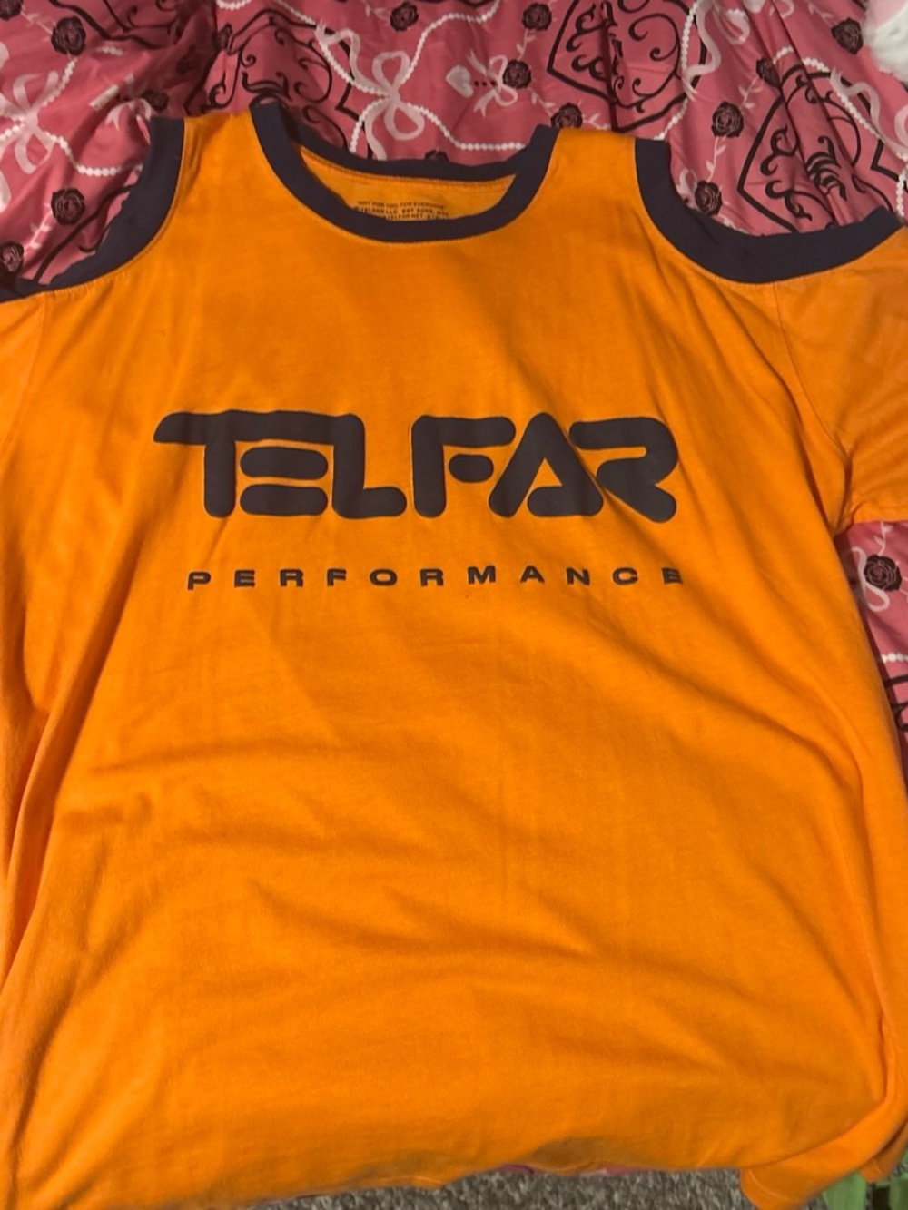 Telfar Performance Orange T-shirt